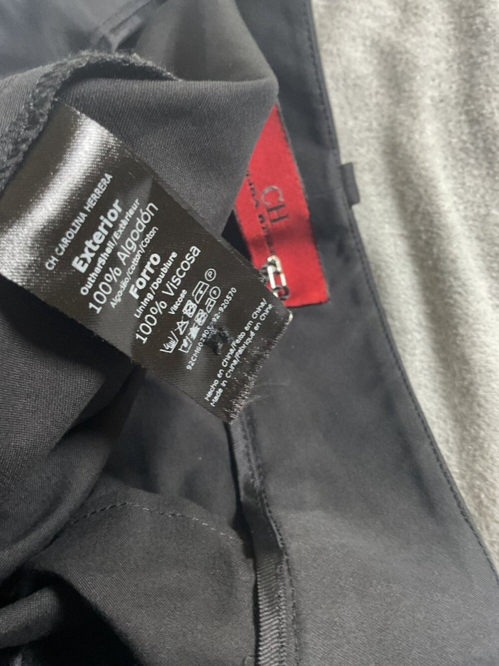 Carolina Herrera NWT $250 Black Pants Women’s 8 Luxury Casual - Picture 11 of 11